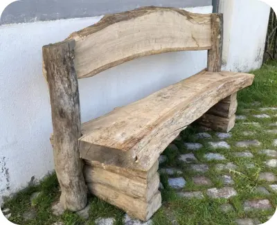 image illustrant un banc en bois