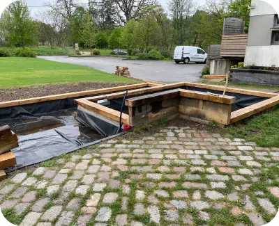 image illustrant un bassin en bois